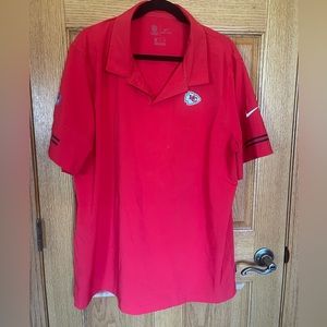 Kansas City Chiefs Nike Dri-Fit Polo - size XXL - On Field Apparel